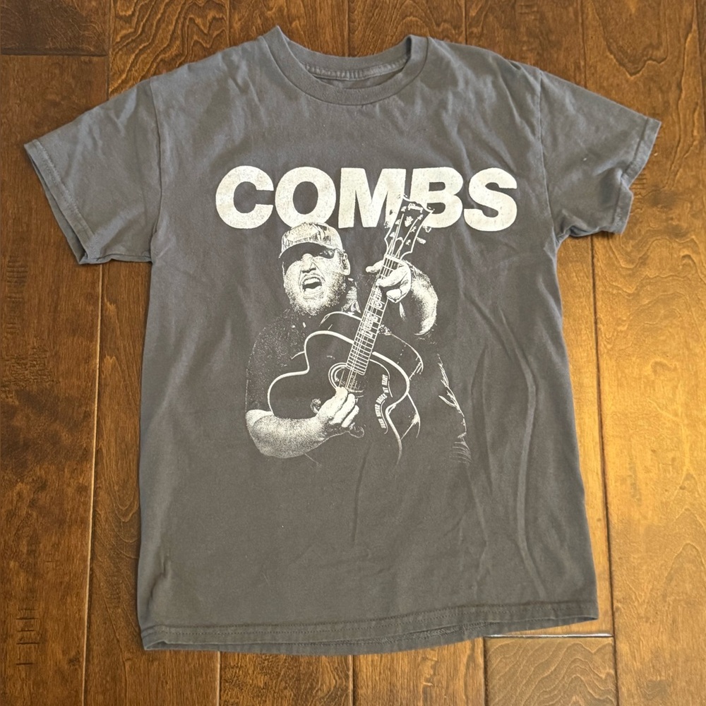 Luke Combs Official tour merch from Growin Up Gettin Old 2024 tour T Shirt